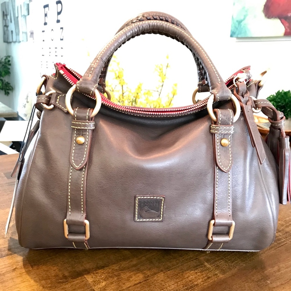BNWT Dooney Florentine Small Satchel- Elephant!